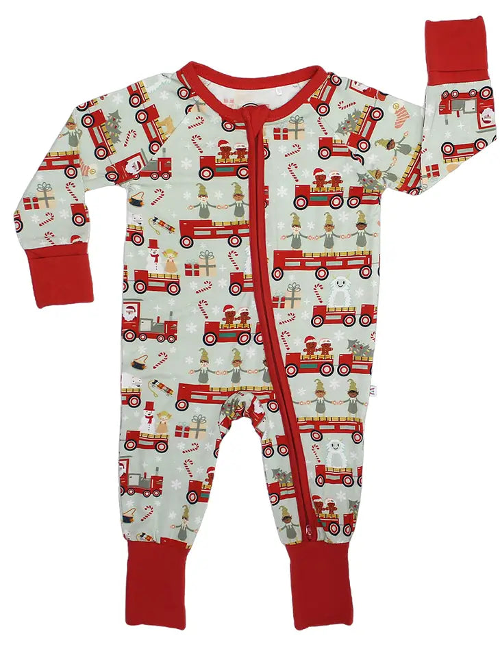 Coverall Convertible Christmas Train Childish Tendencies and