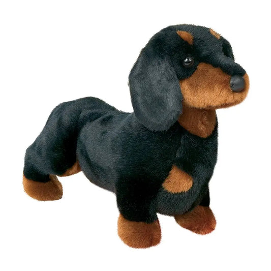 Stuffed Animal - Spats Black & Tan Dachshund