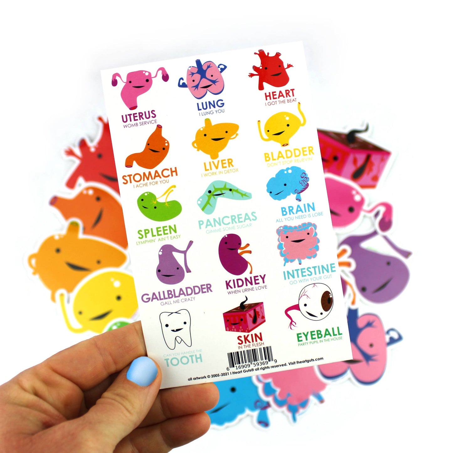 Sticker Set - Giant Guts (15pc)