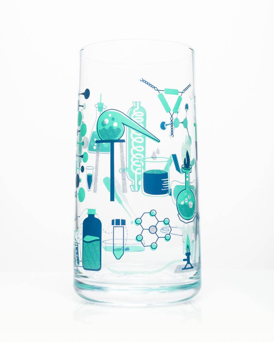 Drinking Glass - Retro Science Lab