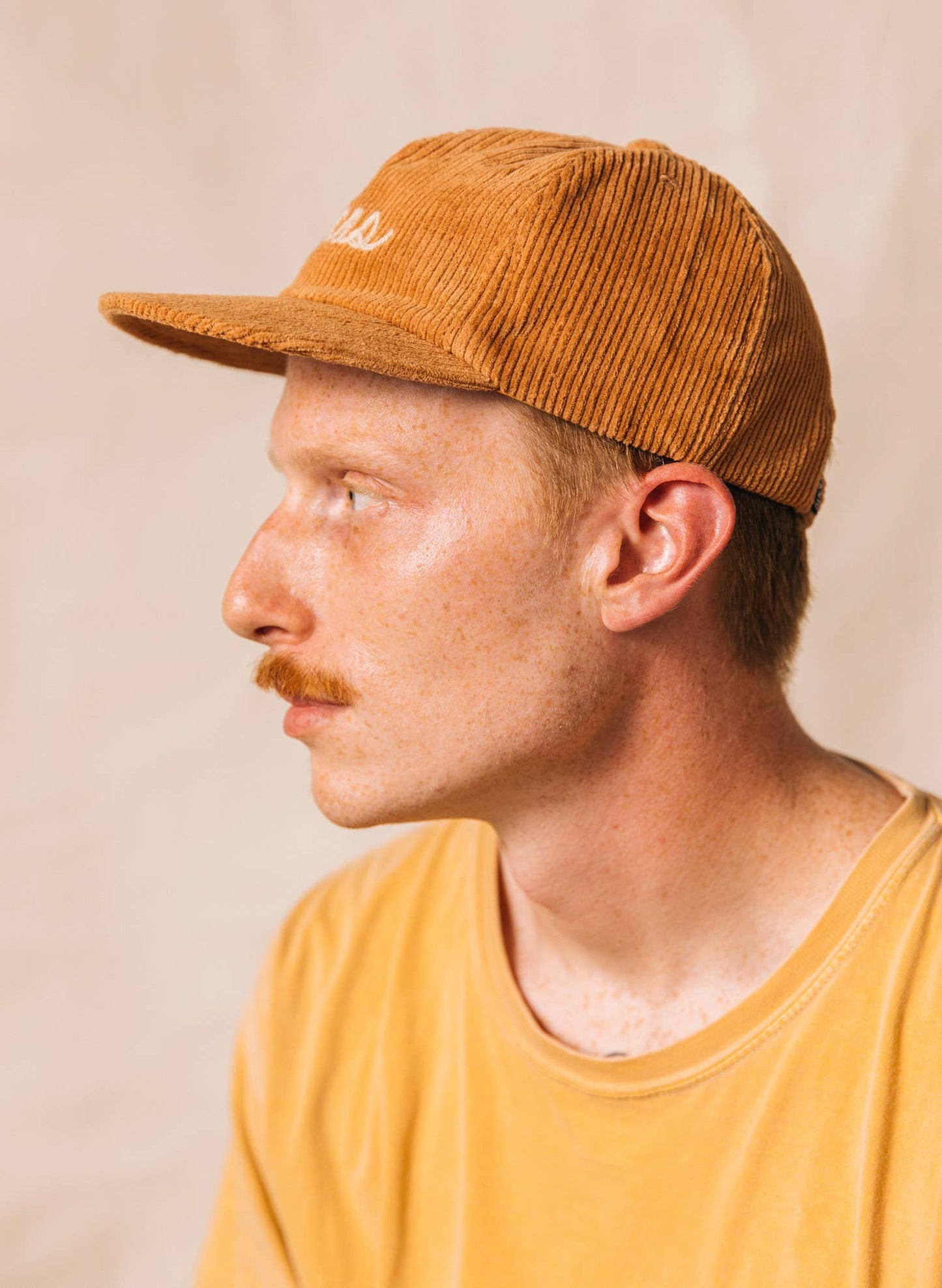 Hat (Corduroy) - Tacos Chainstitch Rust