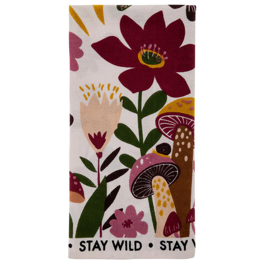 Tea Towel - Stay Wild Mushrooms