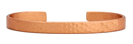Copper Bracelet - Textured Copper (53)