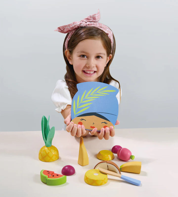 Wood Toy - Tropical Fruit Cutting Board