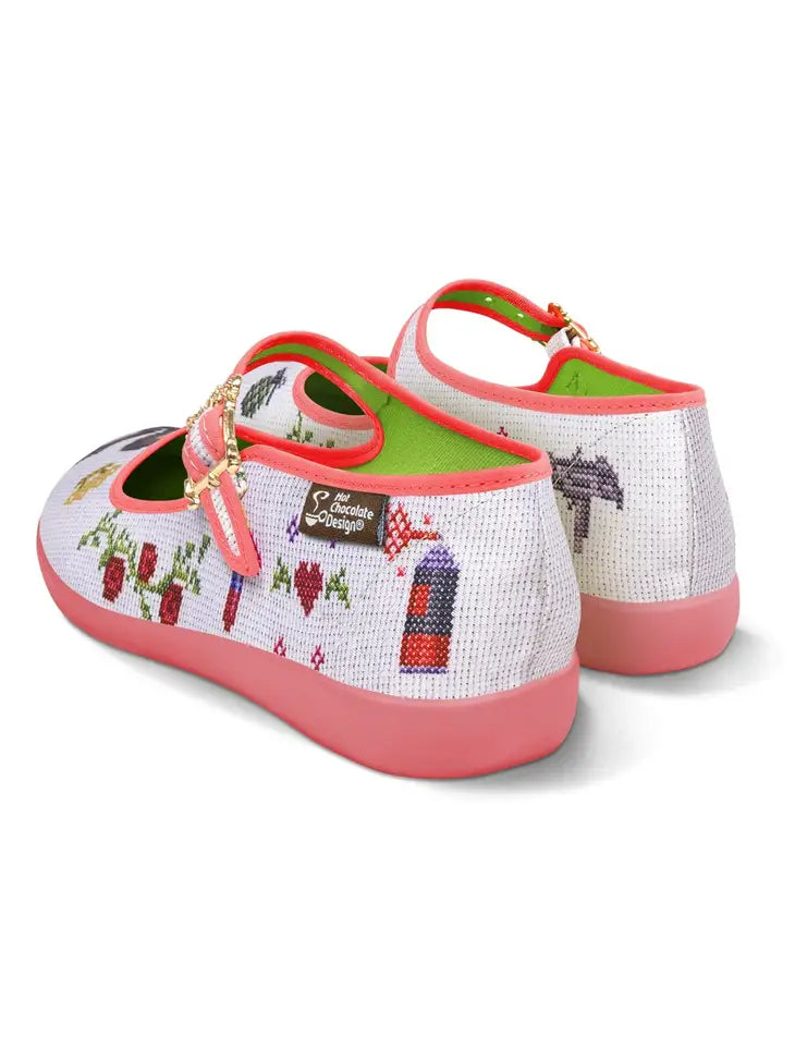 Women's Shoe - Chocolaticas® Riot Granny Mary Jane Flat