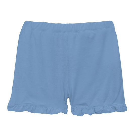 Ruffle Shorts - Dream Blue