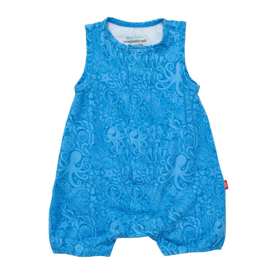 Tank Romper (Magnetic) - Seas the Day Blue