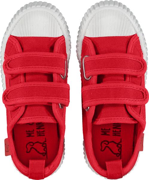 Kids Shoes - Brewster Canvas Red (Double Velcro)