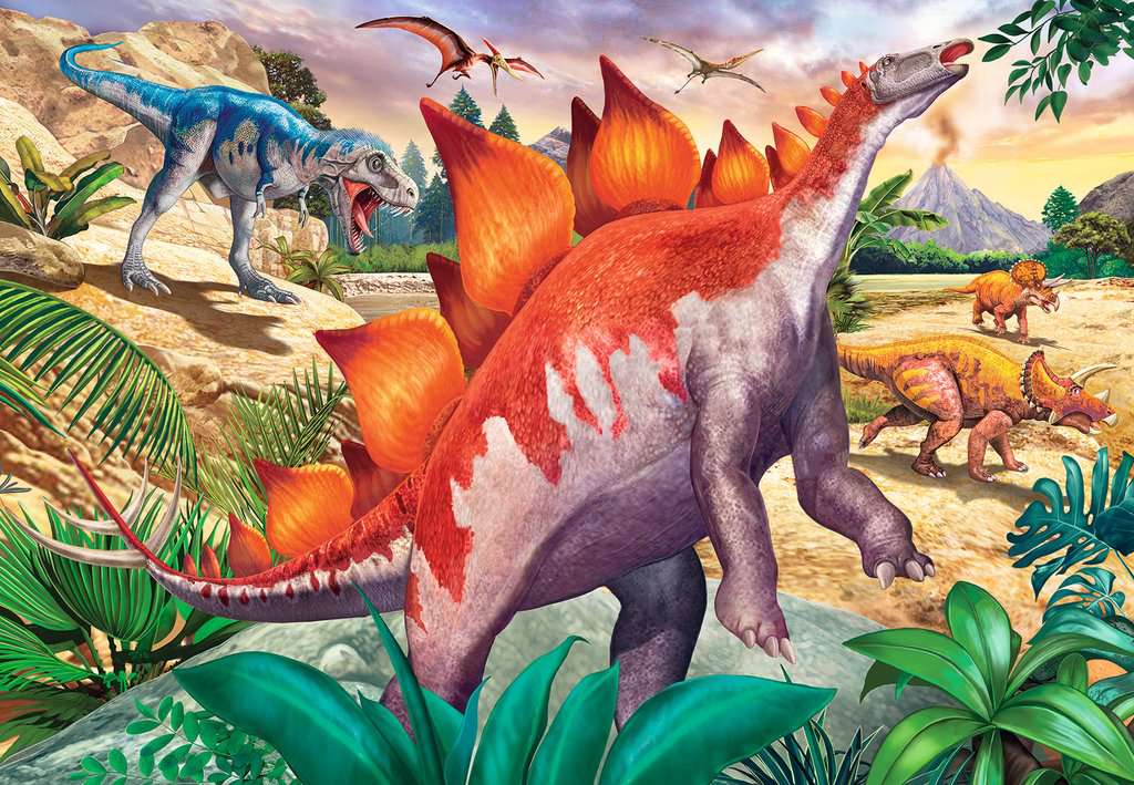 Puzzle Set - Jurassic Wildlife (2 x 24pc)