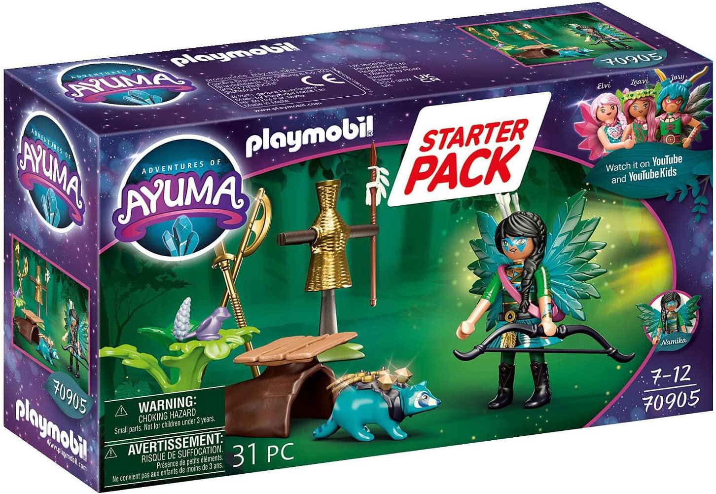 Playmobil Adventures of Ayuma Crystal Fairy with Unicorn