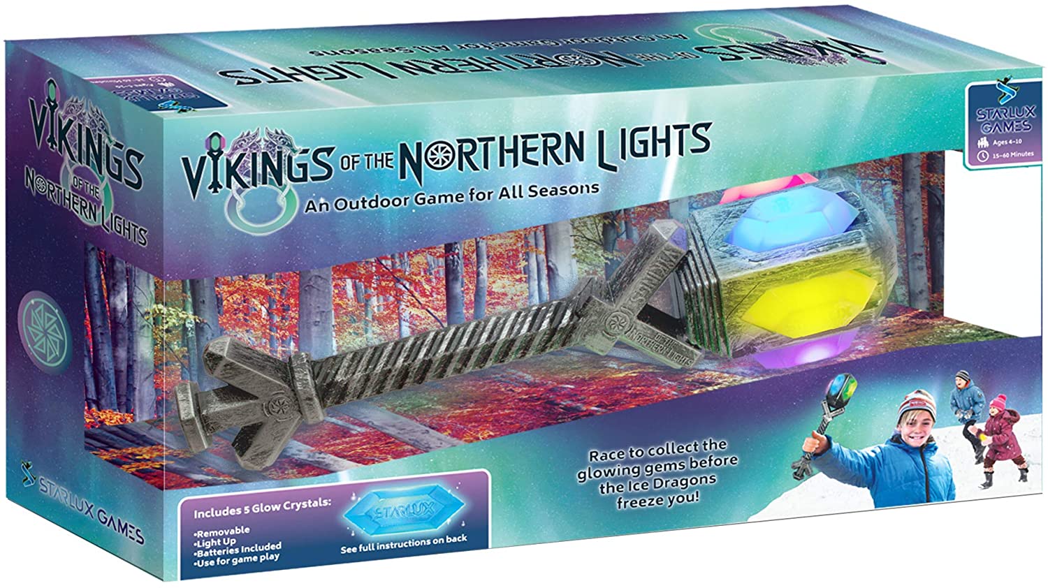 The Ultimate Freeze Tag Game – Vikings of The Northern Lights | 3-10  Players, Ages 5+ | Summer & Snow Toys for Kids | Outdoor Games for Kids 