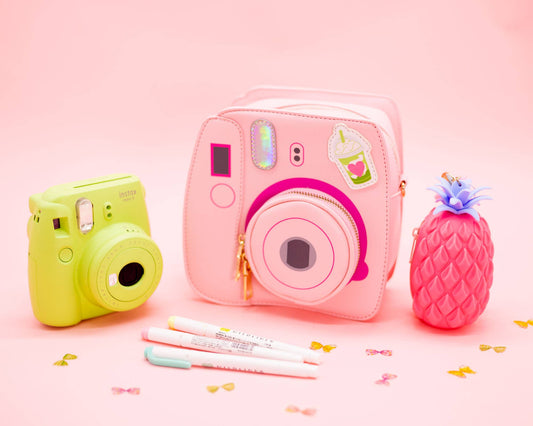 Handbag - Oh Snap Instant Camera  💮 - Pretty Pink