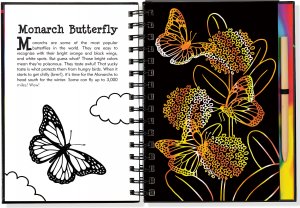 Scratch & Sketch - Butterflies And Friends