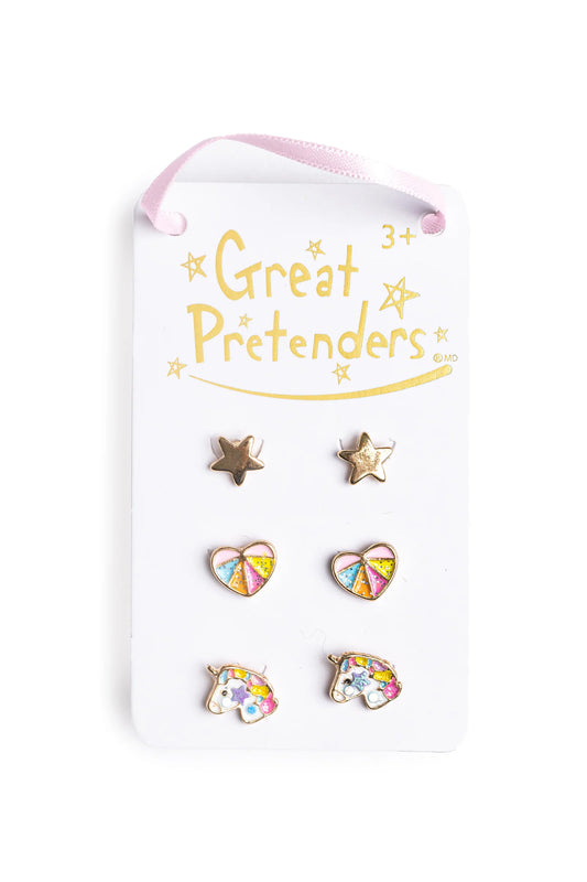 Jewelry (Kids) - Boutique Cheerful Stud Earring Set (3pc)