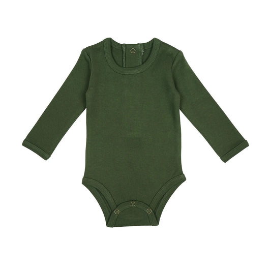 Last One - Size 12/18M: Onesie (Long Sleeve) - Forest