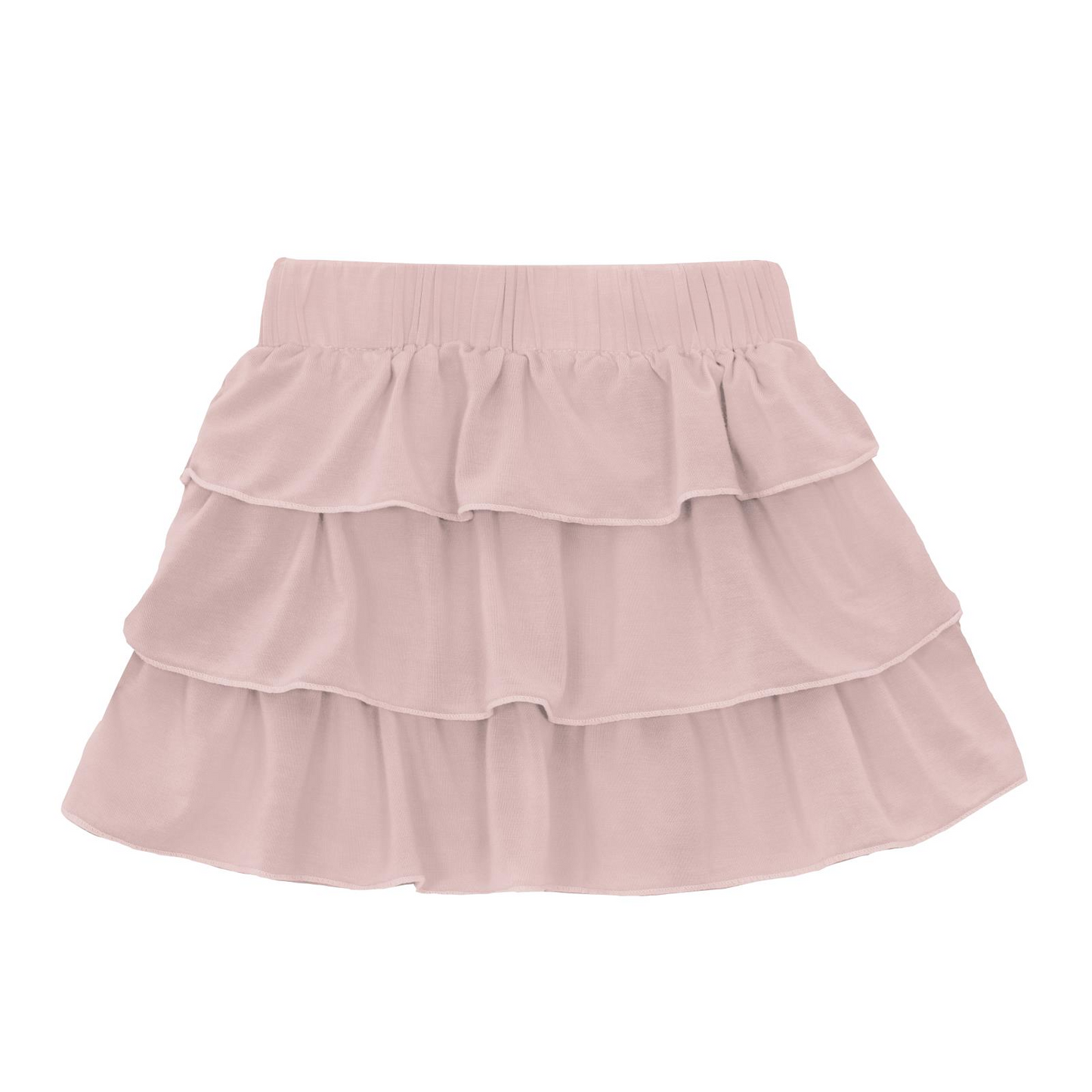 Last One - 3T: Layered Ruffle Skirt - Baby Rose