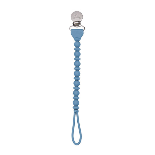 Pacifier Clip - Sweetie Strap Blue Beaded