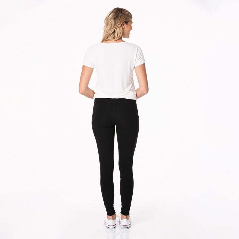 Women's Luxe Legging with Pockets - Midnight