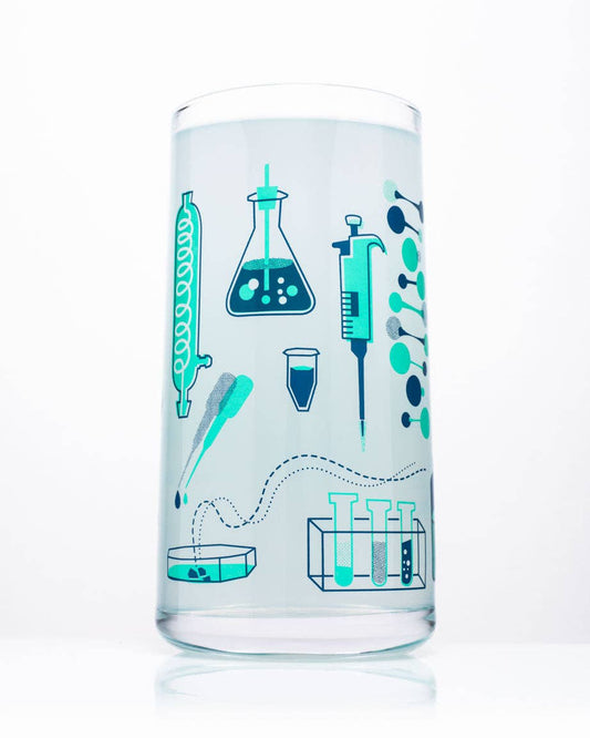 Drinking Glass - Retro Science Lab