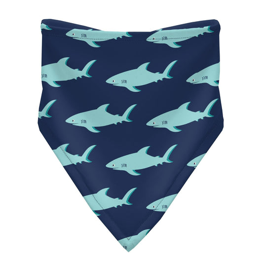 Bandana Bib - Flag Blue Sharky