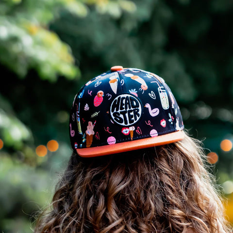Hat (Kids) - Poolside Black