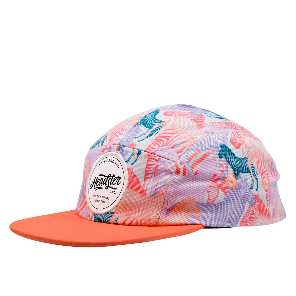 Hat (5 Panel) - Zebra Love