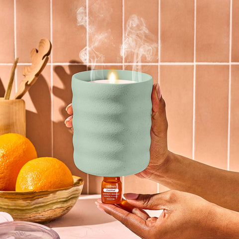 Flameless Candle Diffuser - Bubble (Green)