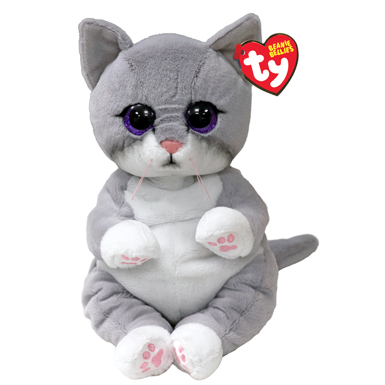 Stuffed Animal - Morgan Grey Cat (Medium)