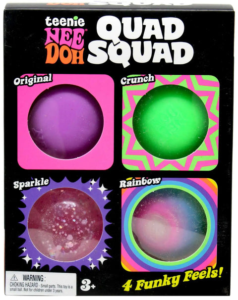 NeeDoh - Teenie Quad Squad Multi Pack (Limit 1 per Customer/Household)