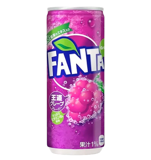 Beverage - Fanta Grape Soda Can 500ml (Japan)