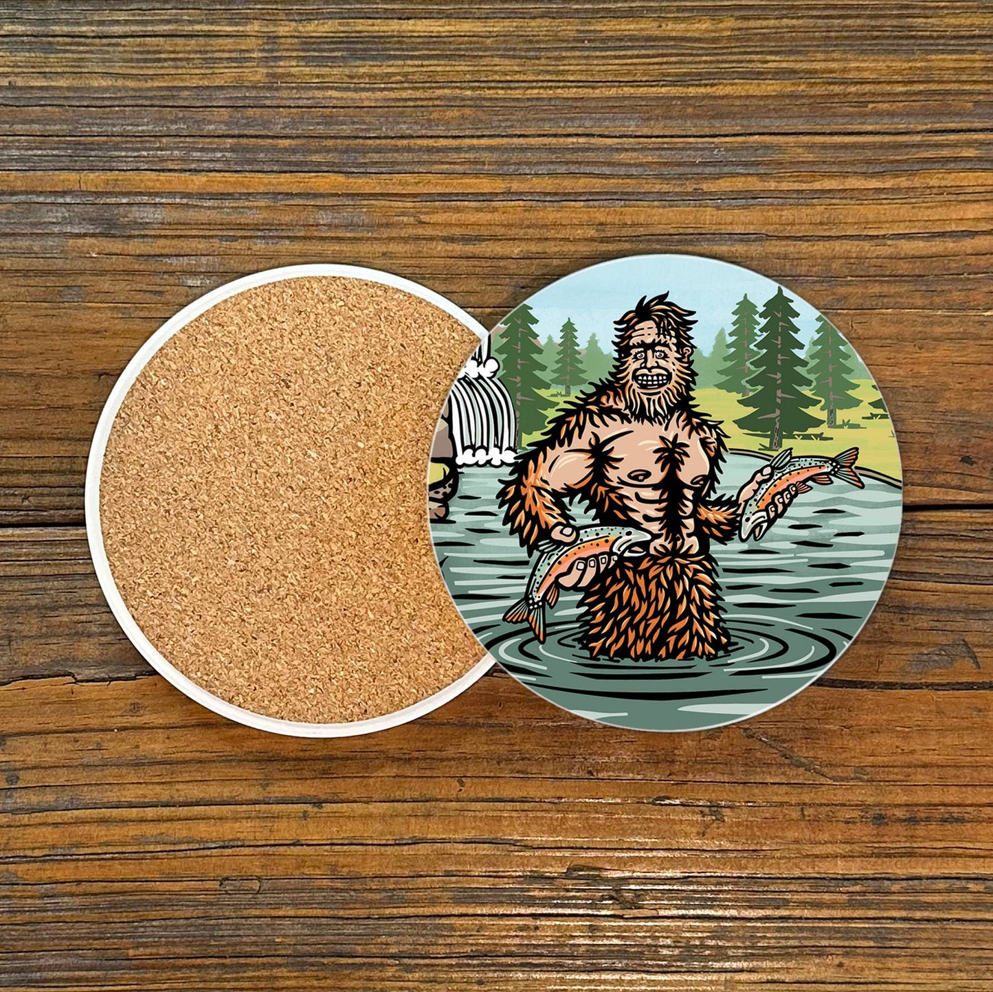 Ceramic Coaster - Sasquatch