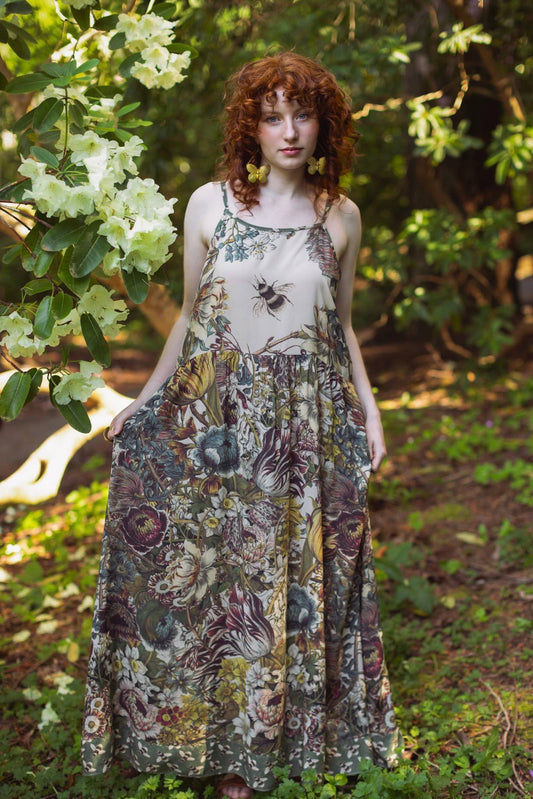 Bohéme Slip Dress - Love Grows Wild with Bees