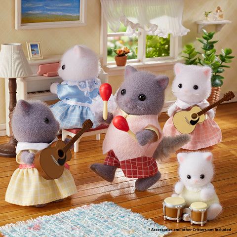 Calico Critters - Persian Cats Family