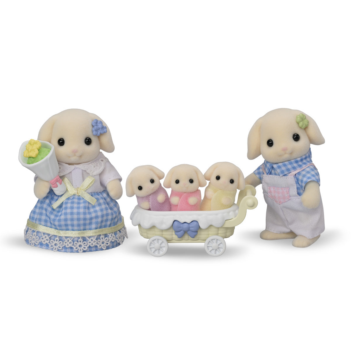 Calico Critters - Flora Rabbit Family