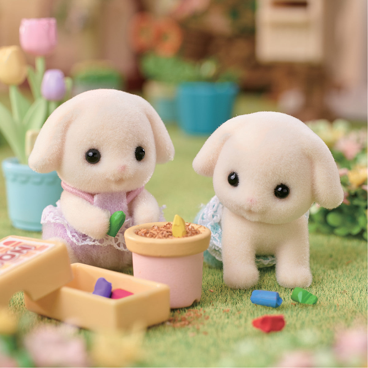 Calico Critters - Flora Rabbit Twins