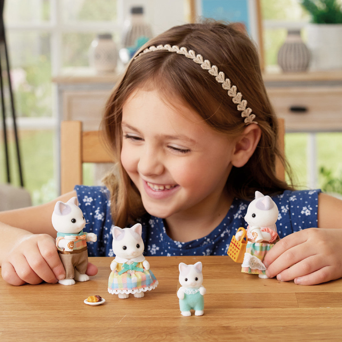 Calico Critters - Latte Cat Family