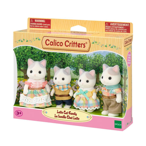 Calico Critters - Latte Cat Family