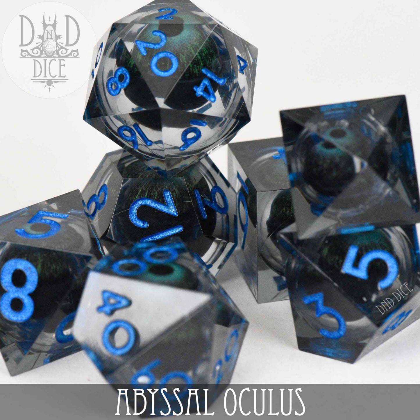 Dice Set - Abyssal Oculus Liquid Core