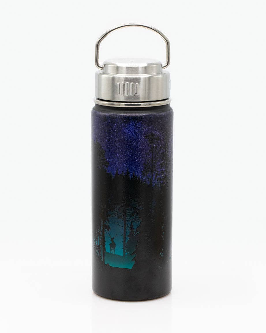 Water Bottle (18oz) - Twilight Forest Stainless Steel