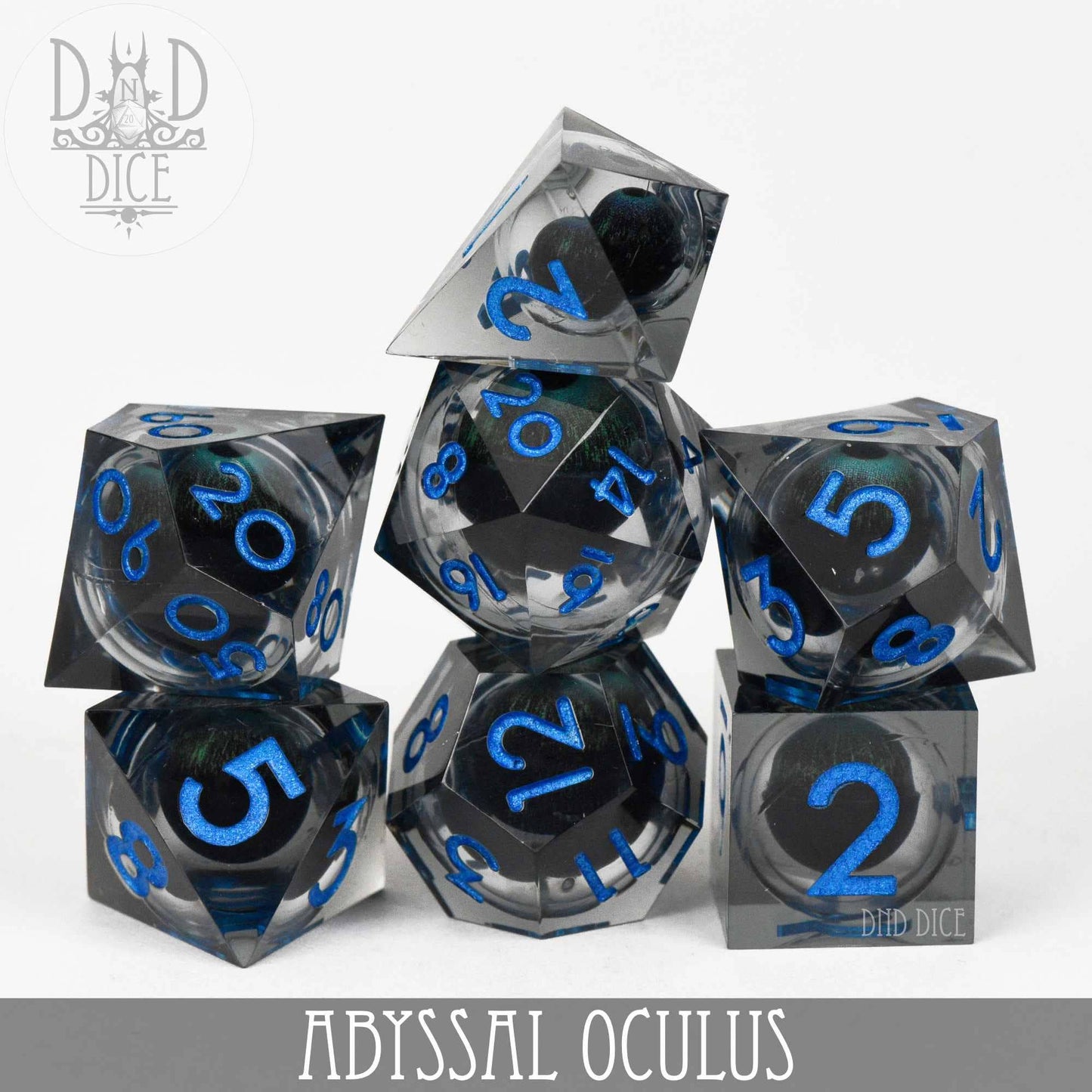 Dice Set - Abyssal Oculus Liquid Core