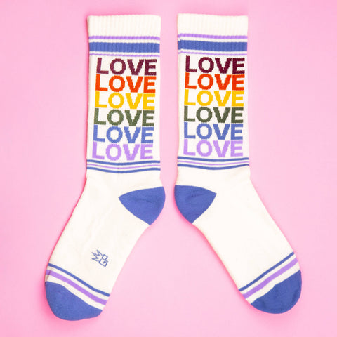 Socks - Love Vintage Rainbow