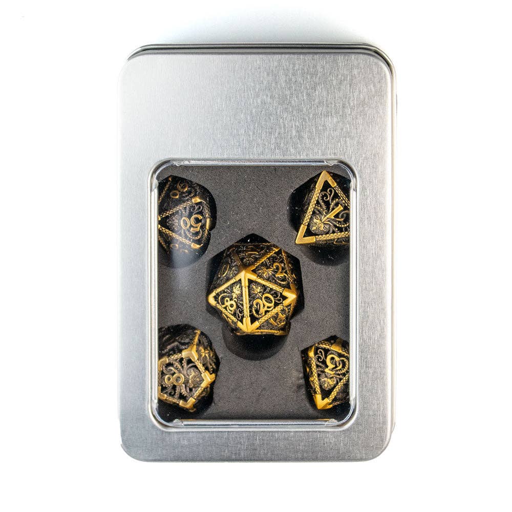 Dice Set - Octomonster Hollow Metal