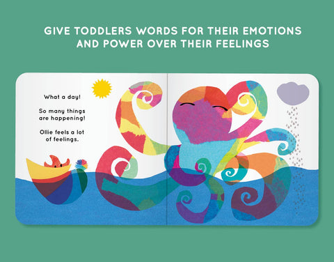 Board Book - Ollie Feels Fine: Emotions Book for Toddlers