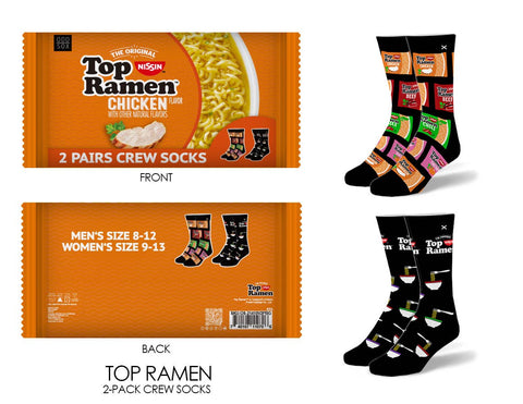 Socks - Top Ramen 2 Pack Crew