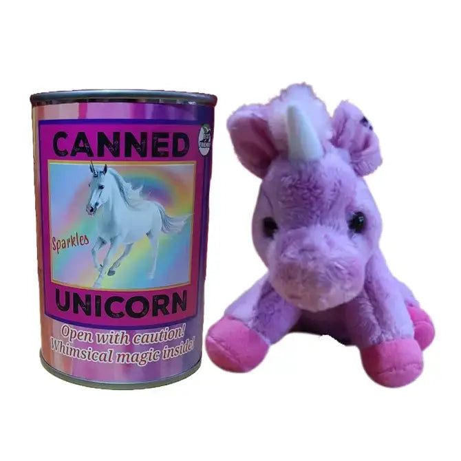 Stuffed Animal - Sparkles the Canned Rainbow Unicorn