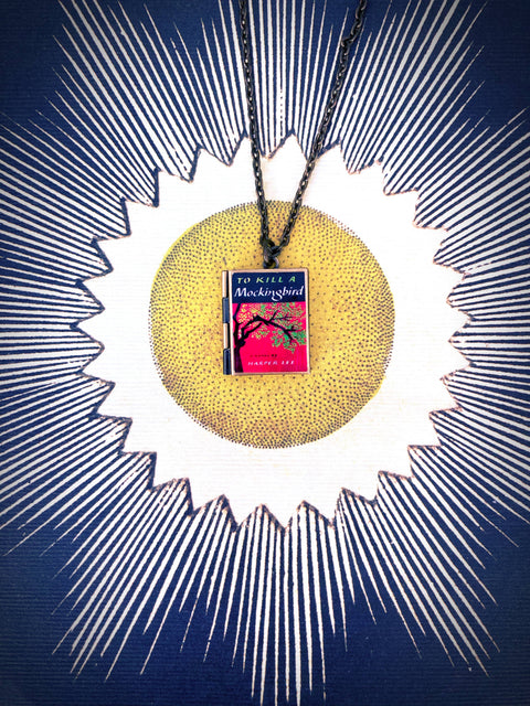 Necklace - Book Locket To Kill A Mockingbird: Bronze