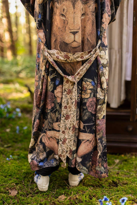 Lionheart Opera Duster - Narnia Inspired Print & Botanicals