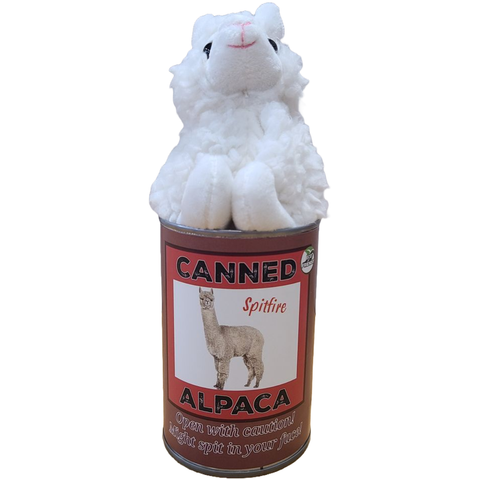 Stuffed Animal - Spitfire the Canned Alpaca