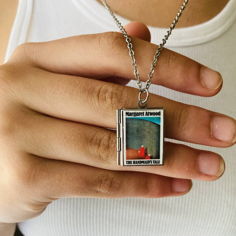 Necklace - Book Locket The Handmaid's Tale: Stainless Steel