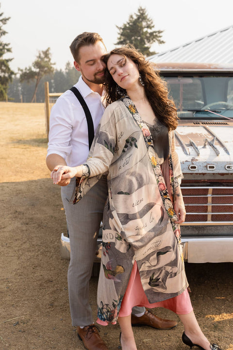 Bamboo Boho Kimono Duster - Take My Hand